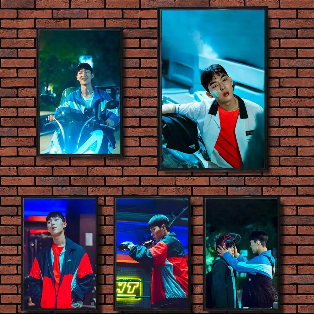 

W-Weak H-Hero KoreaS Series Poster Prints Wall Art Picture Painting Gift Living Room Restaurant Bar Large Dec Sticker