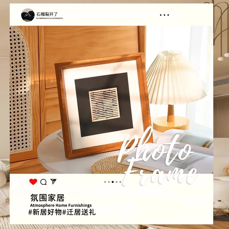Square Wooden Picture Frames Versatile Decorative Frames for Photos and Art - High-Quality Frame Collection Home Décor