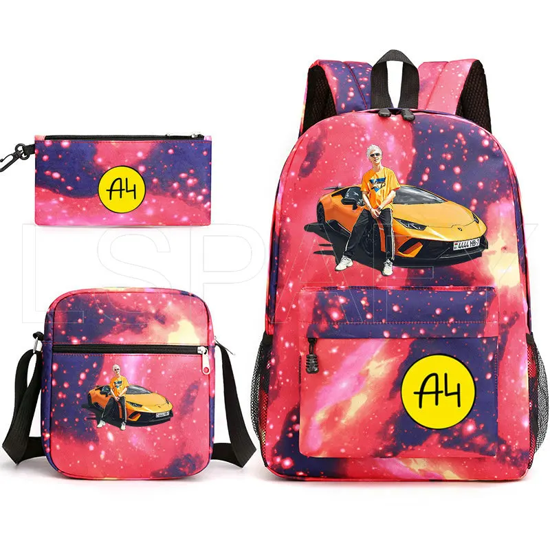 New Boy Girl Kids School Book Bags Women Bagpack Teenagers Schoolbag A4 Vlad Men Student Laptop Travel Galaxy Backpacks