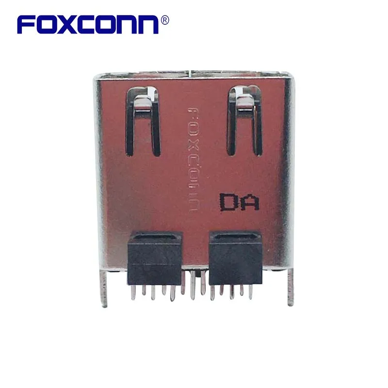 Foxconn QJ01191-WFK1-4F Vertical HDMI 19Pin Matrixes DIP Pin Connector