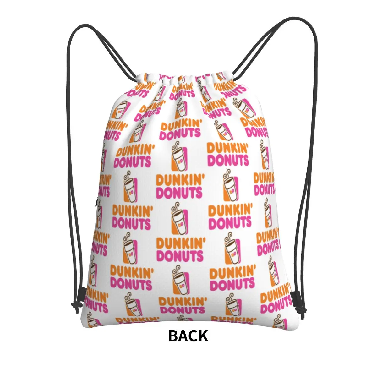 حقائب ظهر Dunkin Donuts عصرية محمولة برباط وحقيبة رياضية للجيب وحقائب كتب للسفر والمدرسة #2