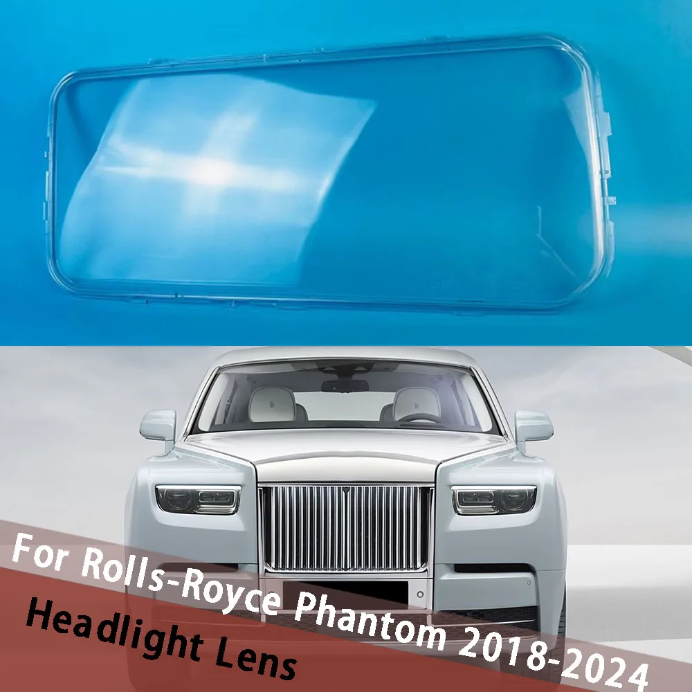 

For Rolls-Royce Phantom 2018-2024 Replace Headlamp Lens Cover Headlight Shell Head Light Shade Headlight Housisng Lampshade