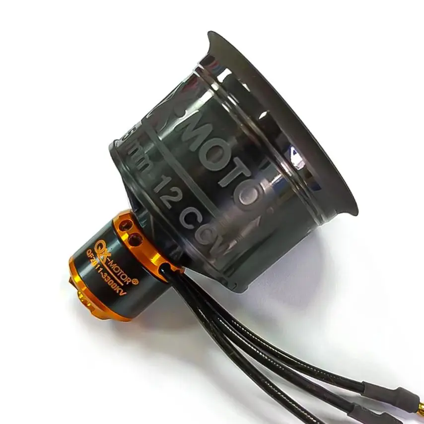 

QX-MOTOR EDF 50mm 12Blades QF2611 3300/4000/4600/5000KV CW CCW with Brushless Motor for DIY RC Airplanes Multiaxis Parts