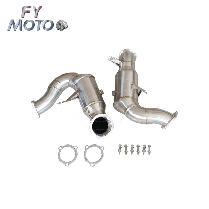 

Exhaust Catted Downpipe For Porsche Macan S Turbo 3.0T 3.6T 2014+