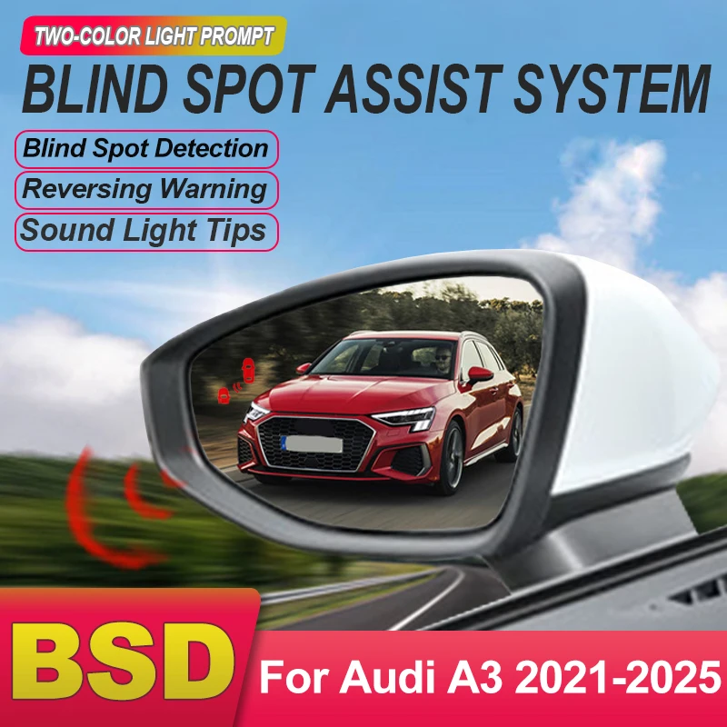 Car Electronic Devices For Audi A3 2021 to 2025 Blind Spot Detection System BSD BSA BSM Sensors Drive Radar Detector For Cars