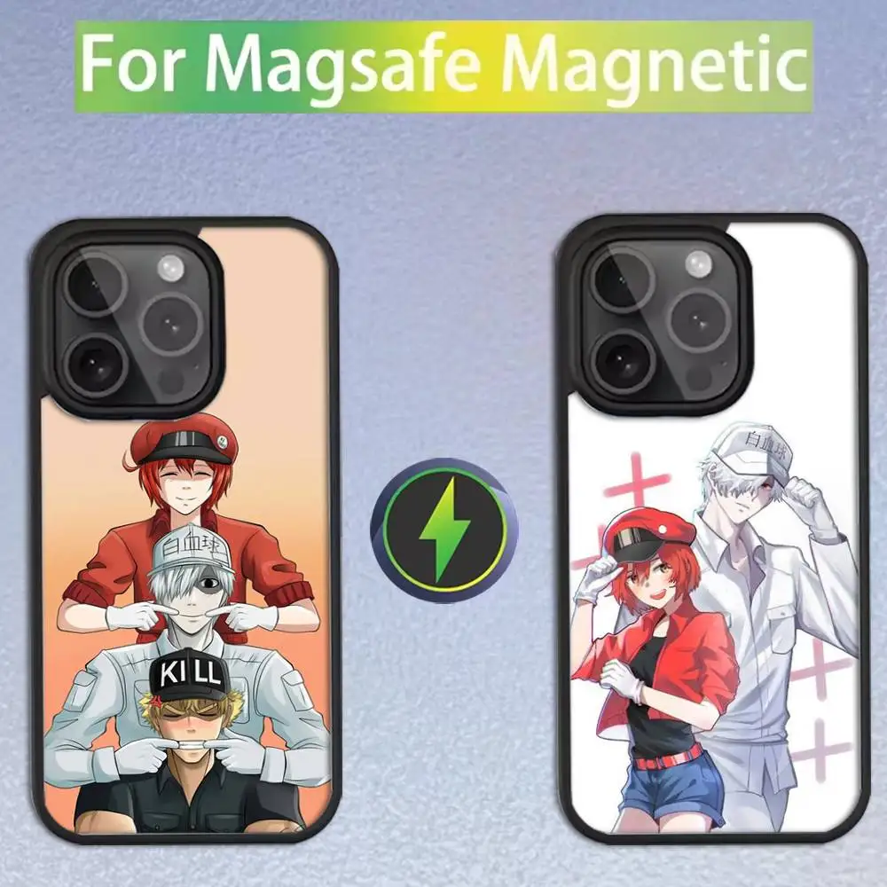 

Code B-black C-cells at Work Phone Case For iPhone 16,15,14,13,12,11,Pro,Max,Plus,Mini,SE Magsafe Magnetic Wireless Charging