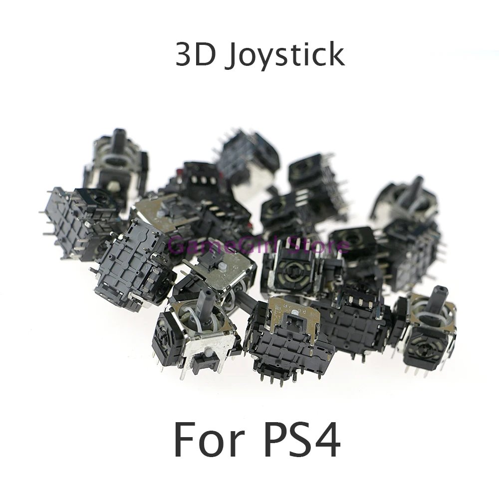 100pcs Original New 3Pin 3D Analog Joystick Thumbstick for PlayStation 4 PS4 Wireless Controller Replacement