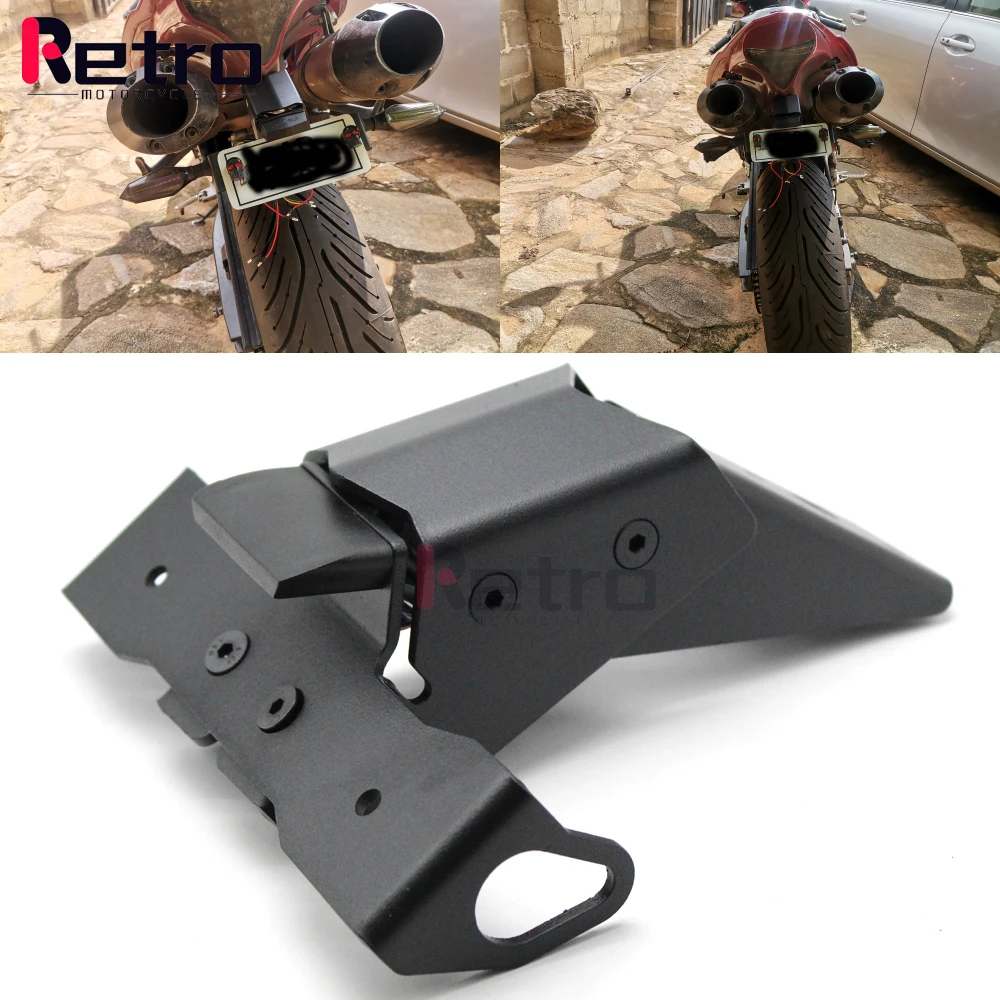 

Держатель номерного знака, светодиодный светильник для YAMAHA YZF-R1 YZFR1 2009-2014 YZF R1, аксессуары для мотоциклов, аккуратный фиксатор крыльев