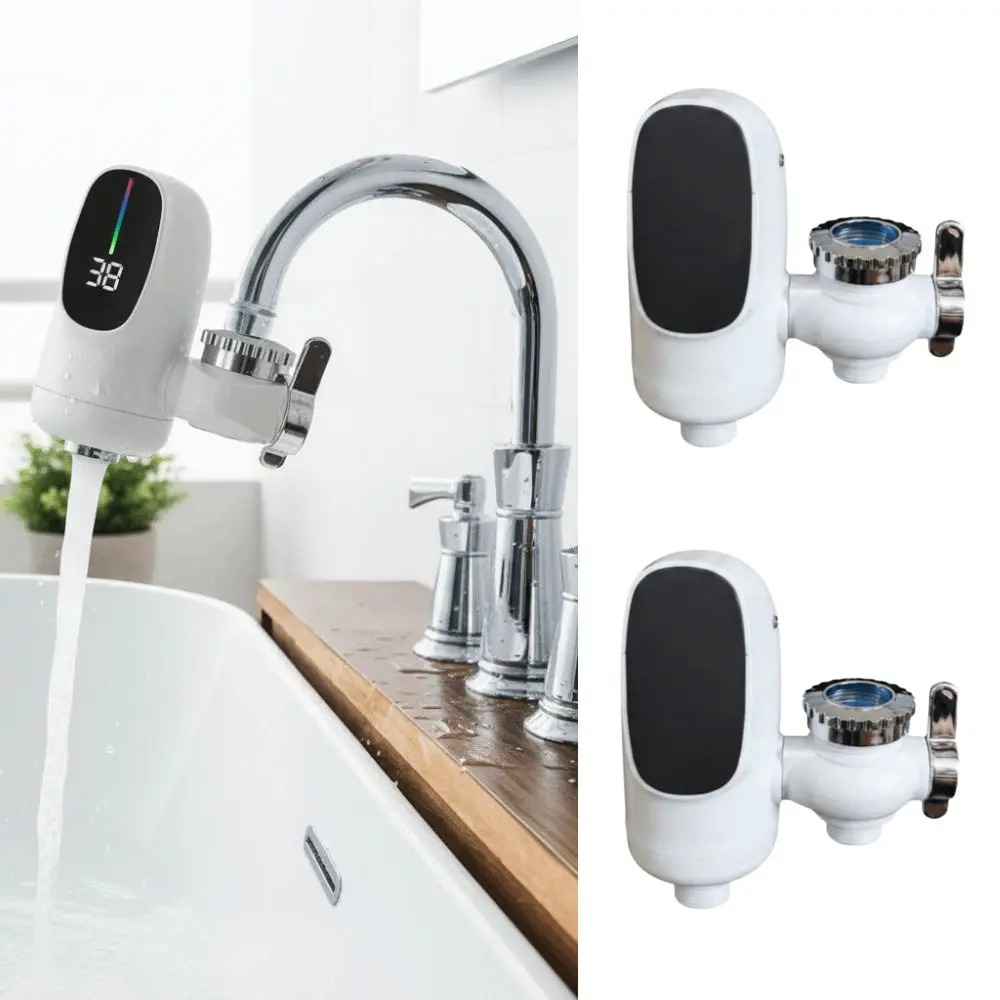 3000w-高速加熱インスタント給湯器デジタルディスプレイ温度表示タンクレスヒーターポータブル電気高速加熱タップ