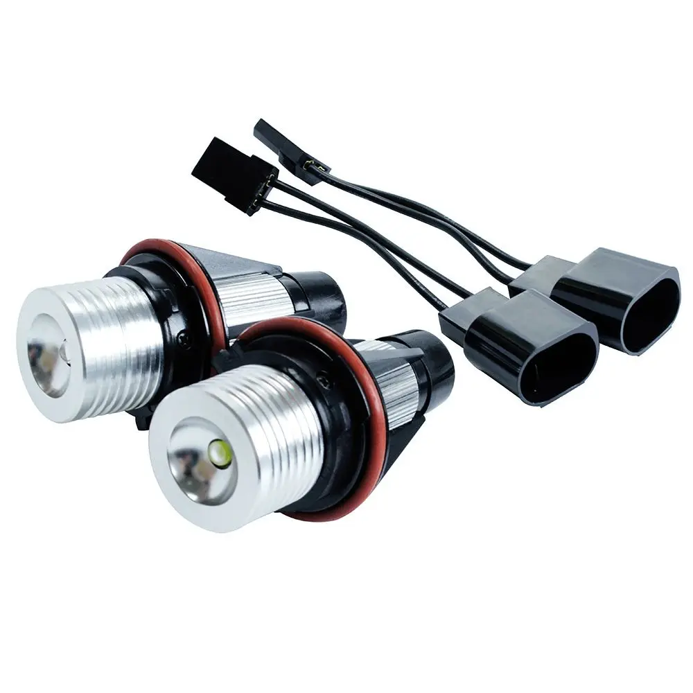 

2Pcs New Halo Ring Marker Error Free Auto Lamp Car Side Light LED Bulb For BMW E39 5W E53 E60 E61 E63 X5