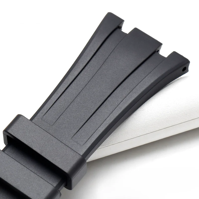 أحزمة ساعات سيليكون مقاومة للماء للعرق لساعة AP ، سلسلة خارجية ، مقعرة مزدوجة ، رياضة رجالية ، بلوط ملكيّ ، تقعر ، 27