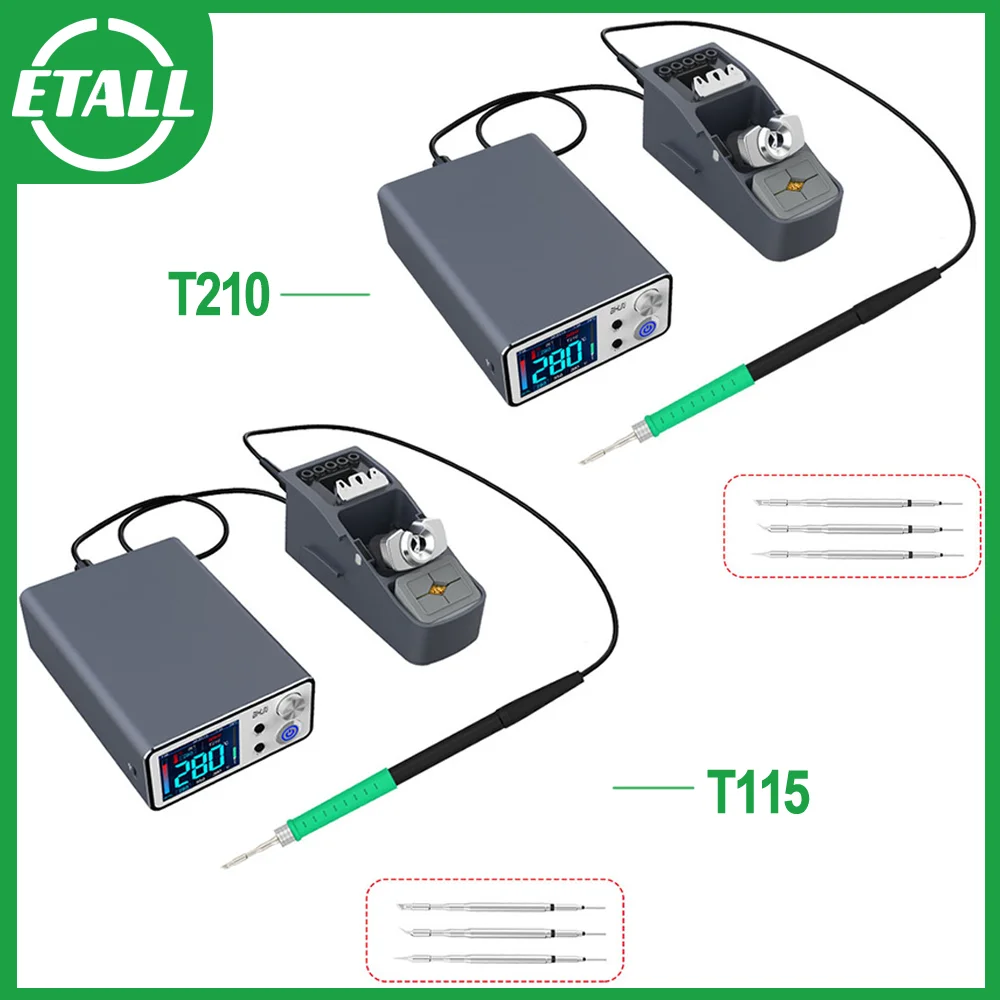 

JCID AIXUN T3B T3A Intelligent Soldering Station With T115/T210 Series Handle Welding Iron Tips Electric Set for SMD BGA Repair