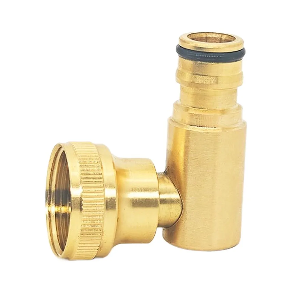 for Golden Alloy Swivel Hose Connector 3/4 Inch Female Thread for Garden Faucet and Hose Reel Straightforward Setup