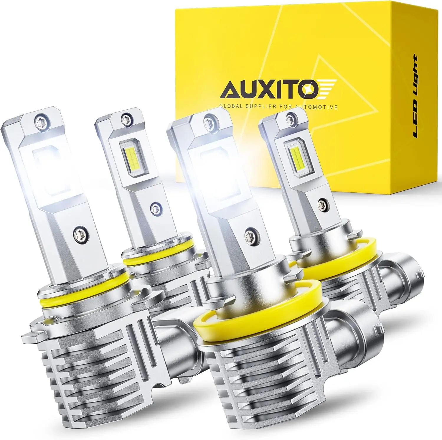 

9005 H11 LED Bulbs, 80000LM Ultra-Bright, Plug N Play, Long Lifespan, No Flicker, 99% Compatibility, 4PCS