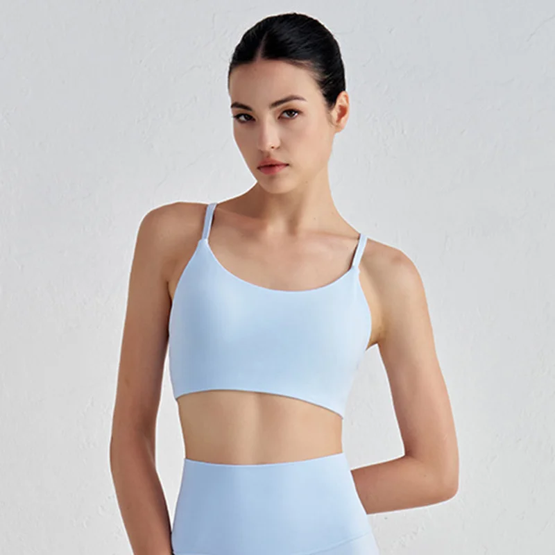 TRY TO BN Sports Bra Gym Sexy Back Push Up High Impact Shockproof Underwear Naked Crop Top Fitness Mujer Workout Women Yoga Bras