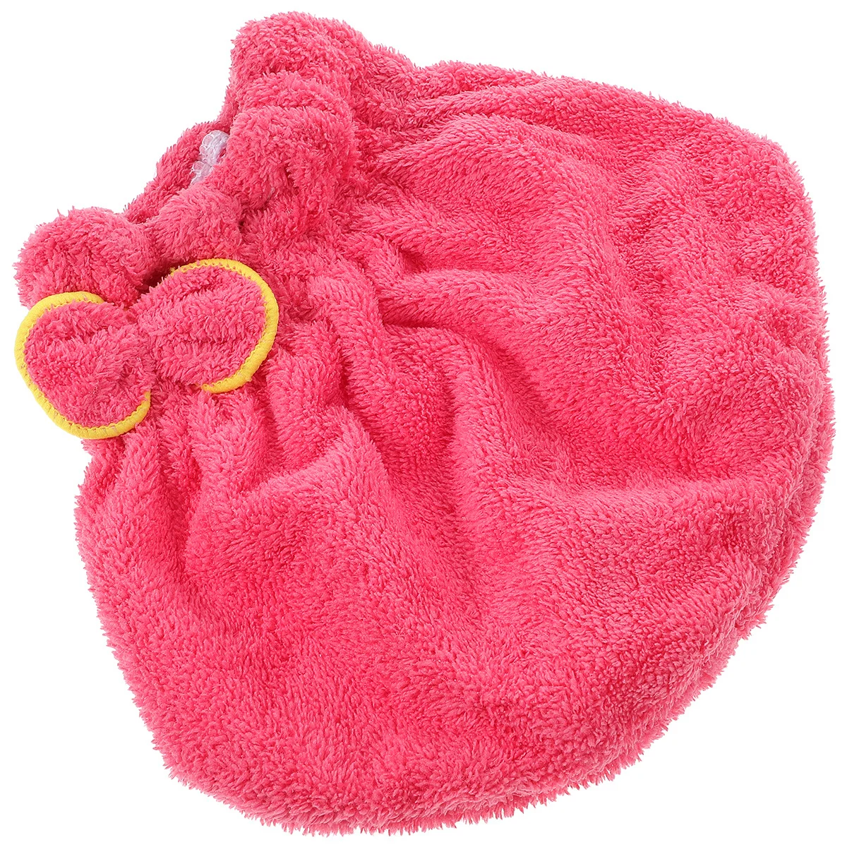 غطاء للشعر الجاف من الألياف الدقيقة لتجفيف الشعر، منشفة سريعة الامتصاص للحمام وغسل الوجه في صالة الألعاب الرياضية والسفر باللون الأحمر الوردي #4