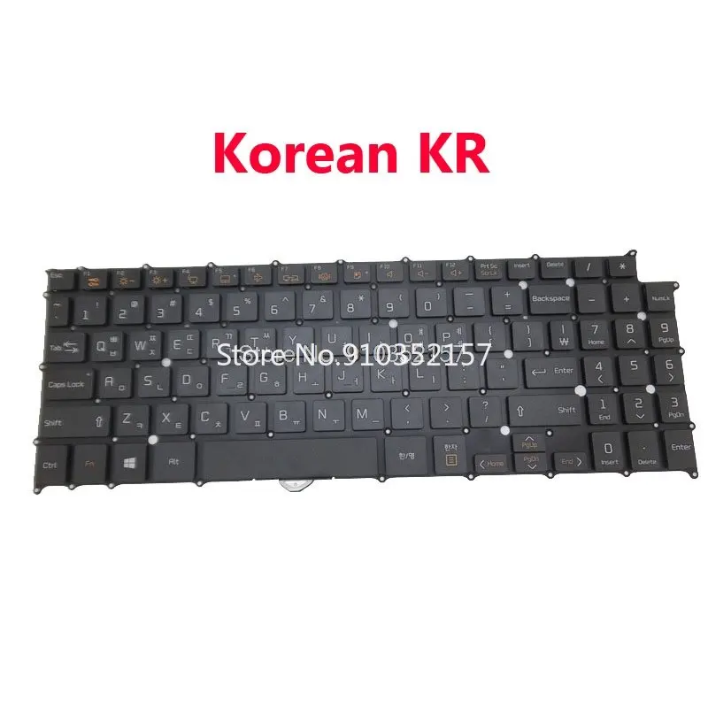 

15Z960 KR Keyboard For LG 15Z975 15Z975-G 15ZD975 15ZD975-G LG15Z975 15Z960-G.AA12J 15Z960-G.AA1GJ Black NO Frame