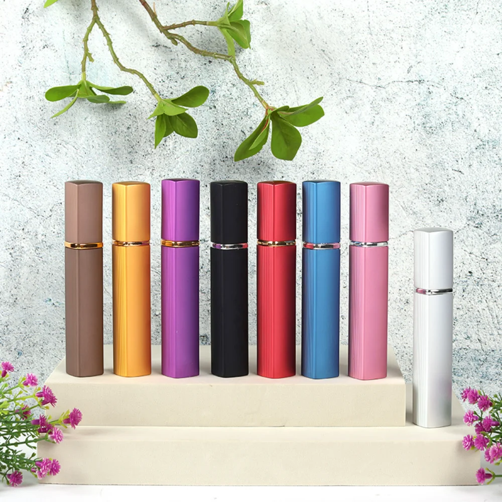 Refillable Bottle Refillable Design Cosmetıc Container Spray Bottle Aluminum Nozzle Glass Tank For Personal Use Gift Daily Use