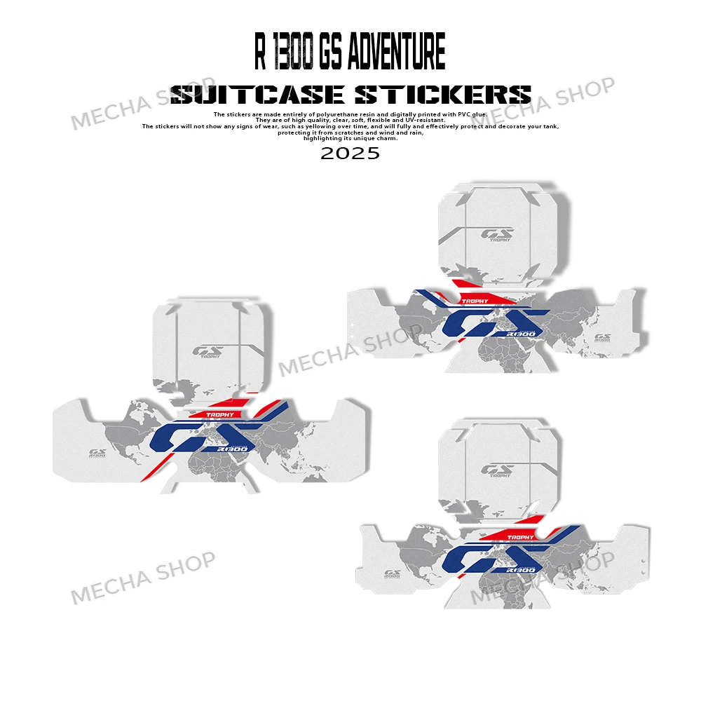 

GSA 1300 2024 Sticker Motorcycle Suitcase Stickers Protective Decal For R1300GSA GS 1300 Adventure 2025