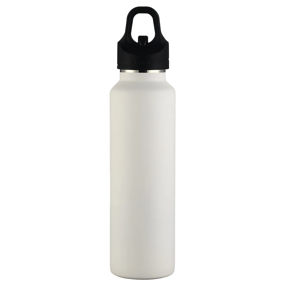 700ml Stainless Steel  Water Bottle,Double layer,Non-threaded Quick-opening Lid With Portable Handle,Outdoor Sports Thermos CUP
