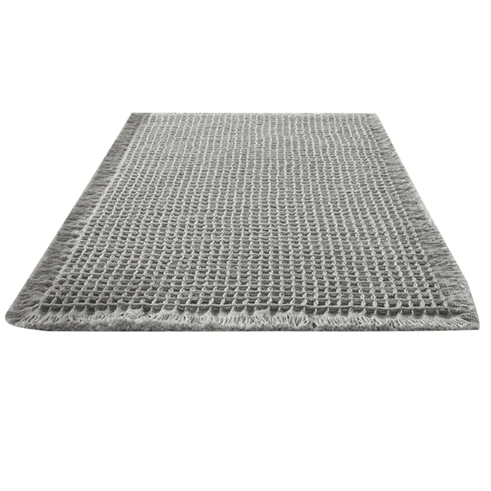 Bathroom Floor Mat Washable Shower Rugs Mats Water Absorption Pad Plush for Tub Office