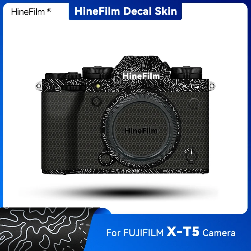 

Hinefilm Skin for Fuji XT 5 Camera Stickers Decal Skin Wrap Cover for Fujifilm X-T5 Camera Sticker XT5 Anti Scratch Wrap Skin