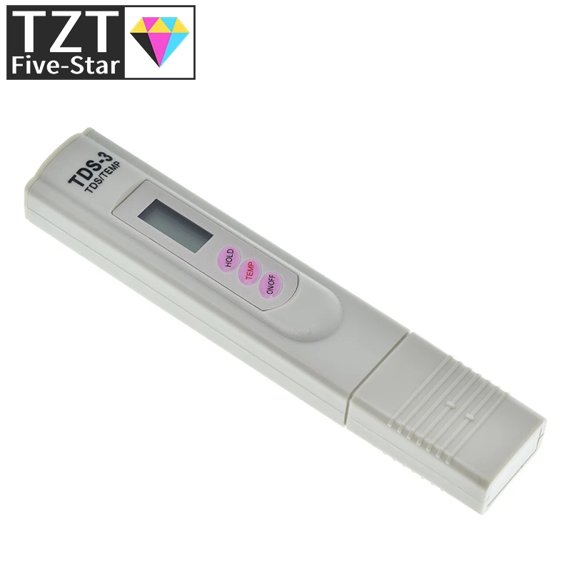 TZT LCD PH TDS-3 Meter Tester Pen Digital Filter Pen Digital High Accurate Filter Measuring Water Quality Purity test tool