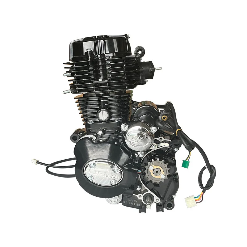 Off-road motorcycle air-cooled black inductive fifth-gear international 167FMM engine