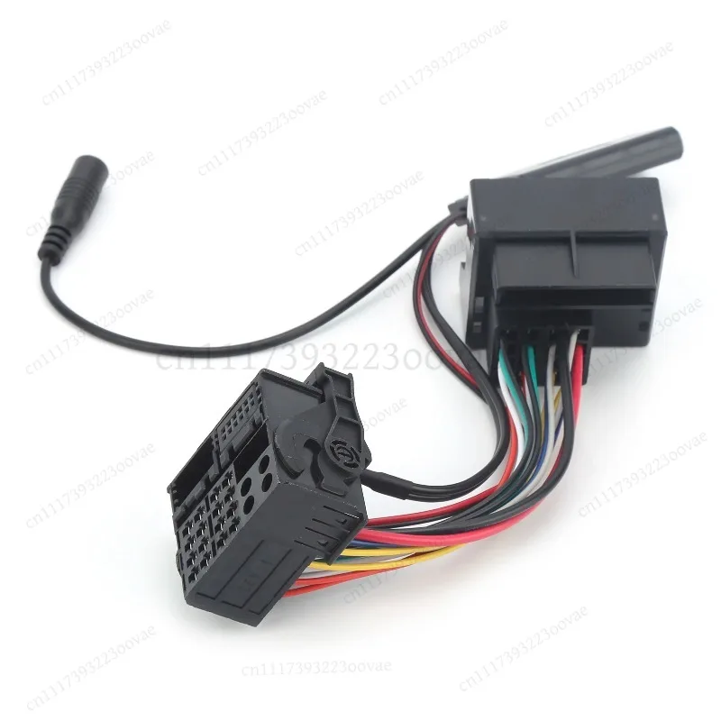 12Pin Bluetooth 5.0 AUX Audio Adapter With Mic 59.1in Cable Car Audio Connector Replacement Part
