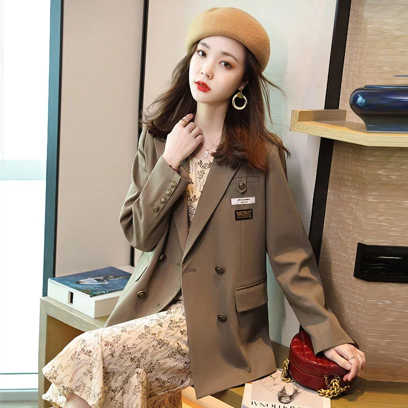 

Casual Suit Jacket for Women Spring New Style British Style Women's Clothing Small Stature This Year Small Suits are Popular WLF