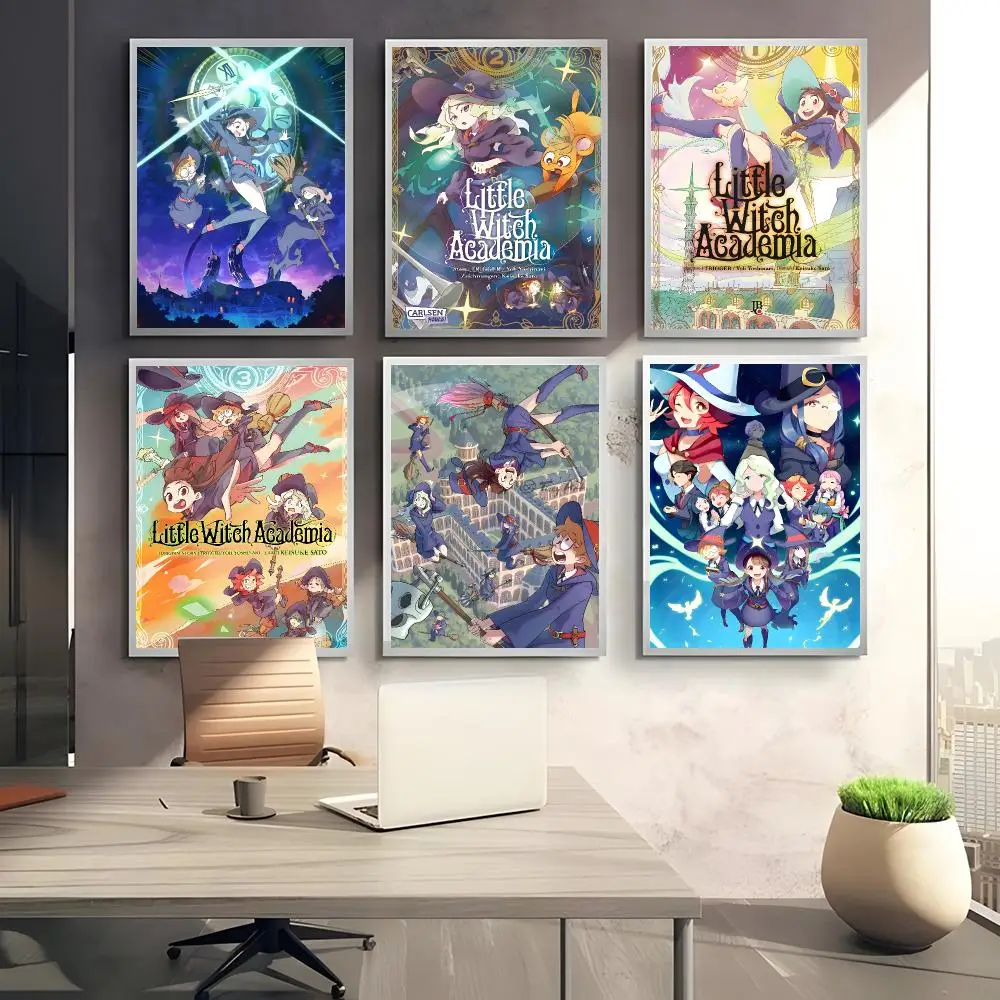 anime magical school L-Little Witch Academia Poster Premium Living Space Decorative Art & Stylish Home Decor