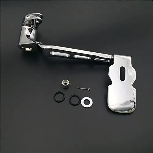 

Motorcycle Chrome Rear Brake Lever Brake Pedal Foot Lever Three-Hollow-Out Compatible with 2014-later Touring Trike (Street Glid