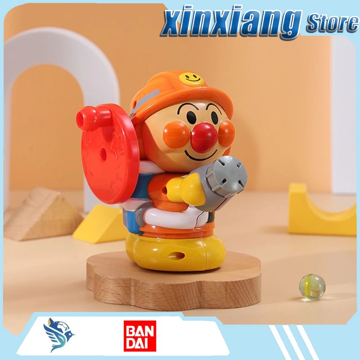 Bandai Anpanman Spraying And Splashing Water Toys Bathroom Shower Head Toy Hand-Operated Water Sprayer Surprises Gifts Cartoon