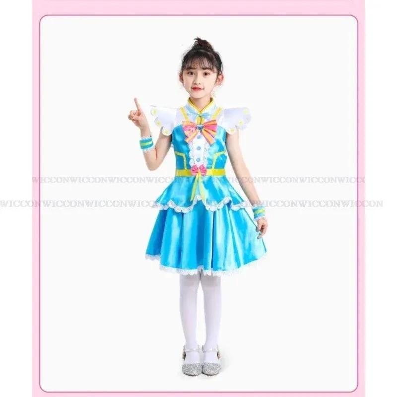2025년 11월 캐치! 로미 애니메이션 만화 공주 코스프레 의상 롤플레잉 할로윈 파티 소녀 핑크 드레스 키즈 팬시 슈트