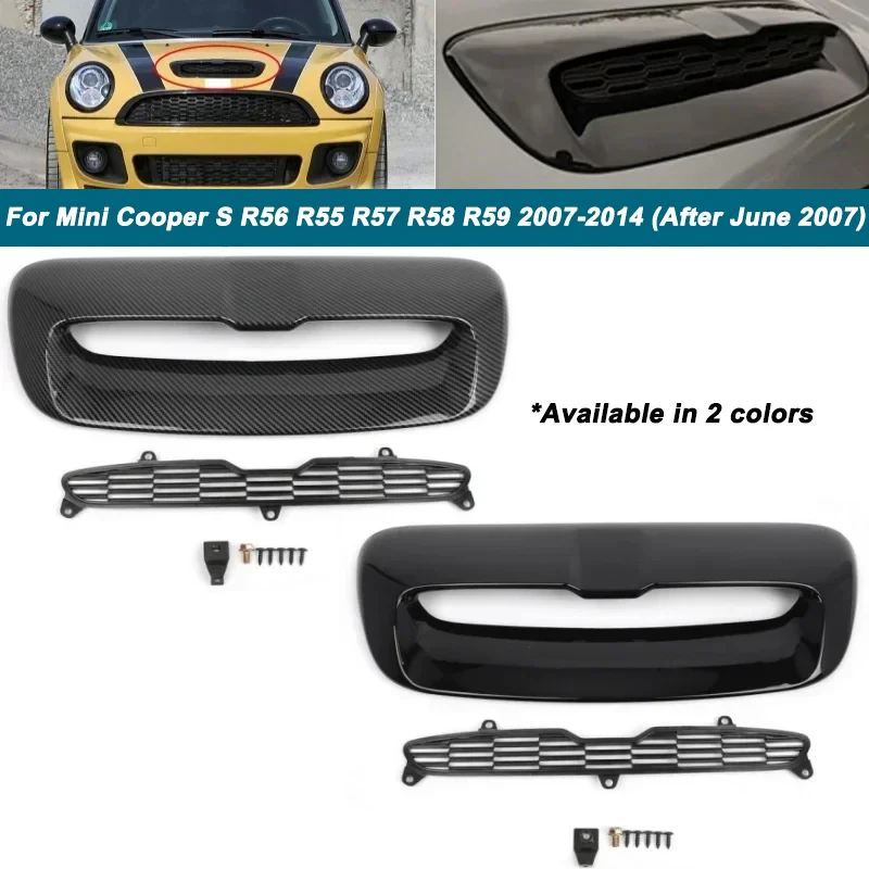 

Front Air Vent Outlet Upper Engine Hood Bonnet Grille for Mini Cooper S R56 R55 R57 R58 R59 2007-2014 After June 2007 Auto Parts