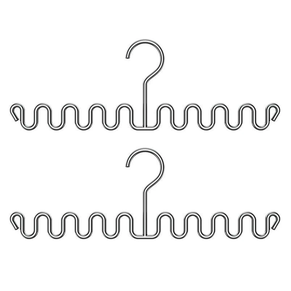 2Pcs Bra Hangers Underwear Suspender Rack Clothes Storage Organizer Closet Wardrobe Tank Tops Holder Stainless Steel