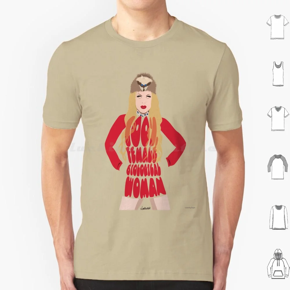 Katya Zamolodchikova-100% Female Biological Woman T Shirt Men Women Kids 6xl Katya Katya Zamolodchikova Katya Zamo Rupaul