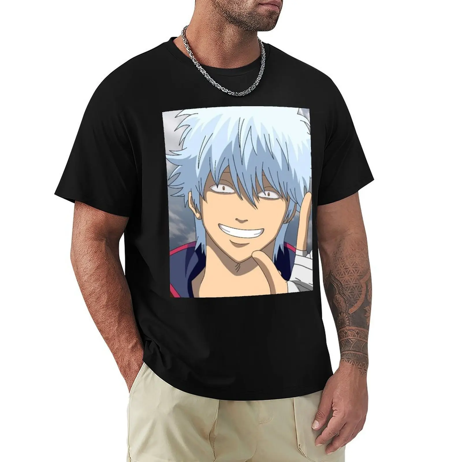 gintoki 3 T-Shirt Soft Stretch Short Sleeve Top