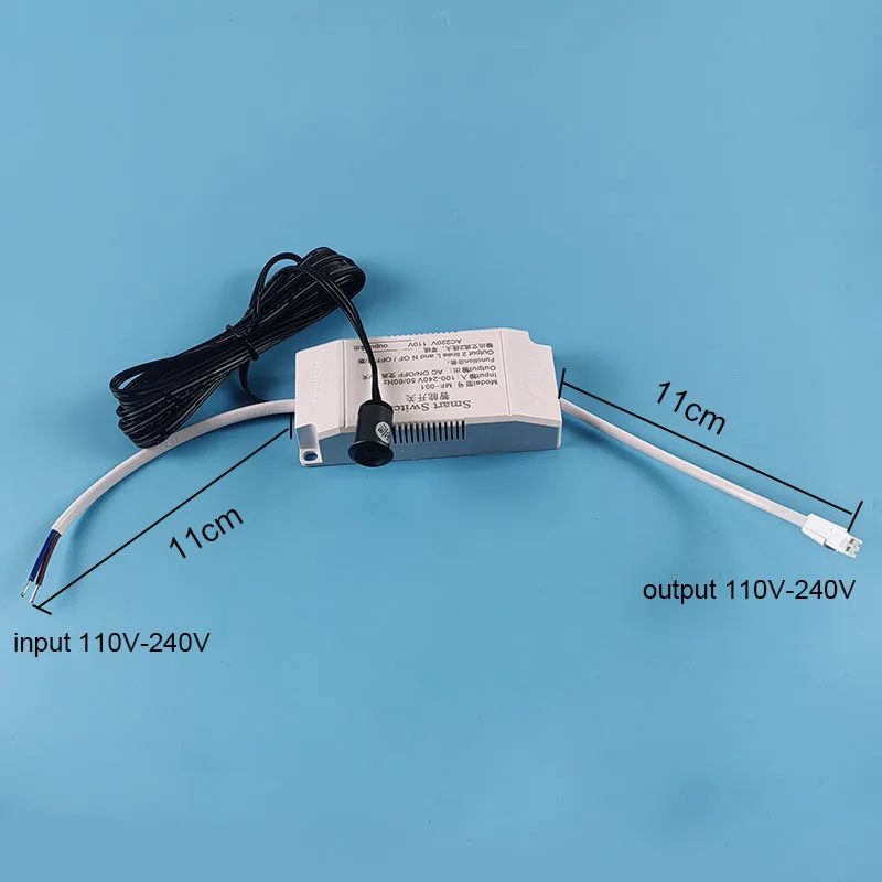 110V-240V Motion Sensor & TWO Motion Sensor Switch - Auto On/Off, 400W Max, for Cabinet/Wardrobe/Industrial Lighting Control