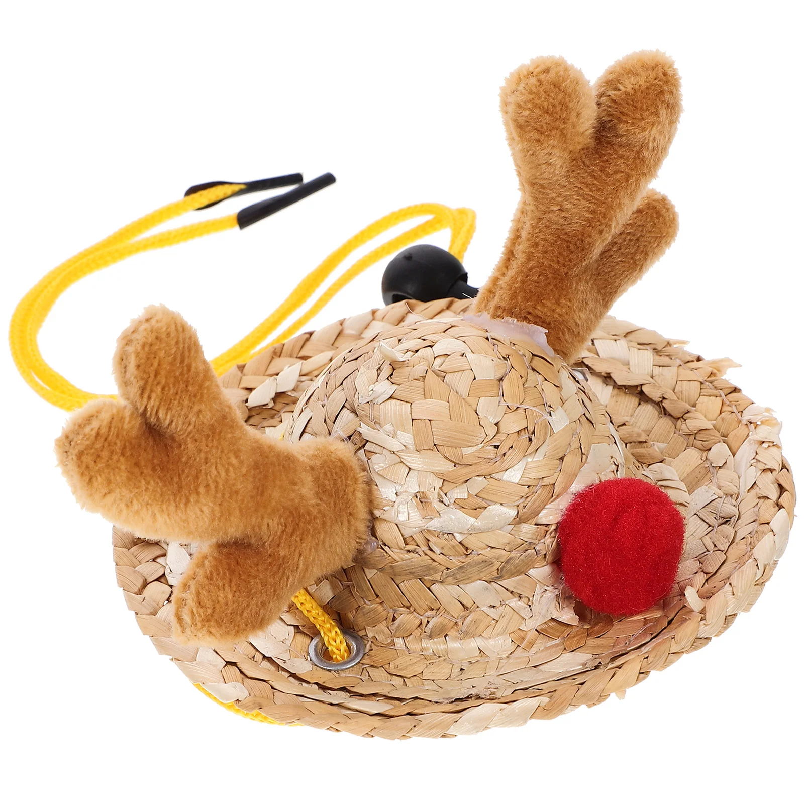 

Small Xmas Elk Hat Hamster Cap Cartoon Pet Accessory Adjustable Christmas Small Animal Hamster Lovely Hat Pet Accessories