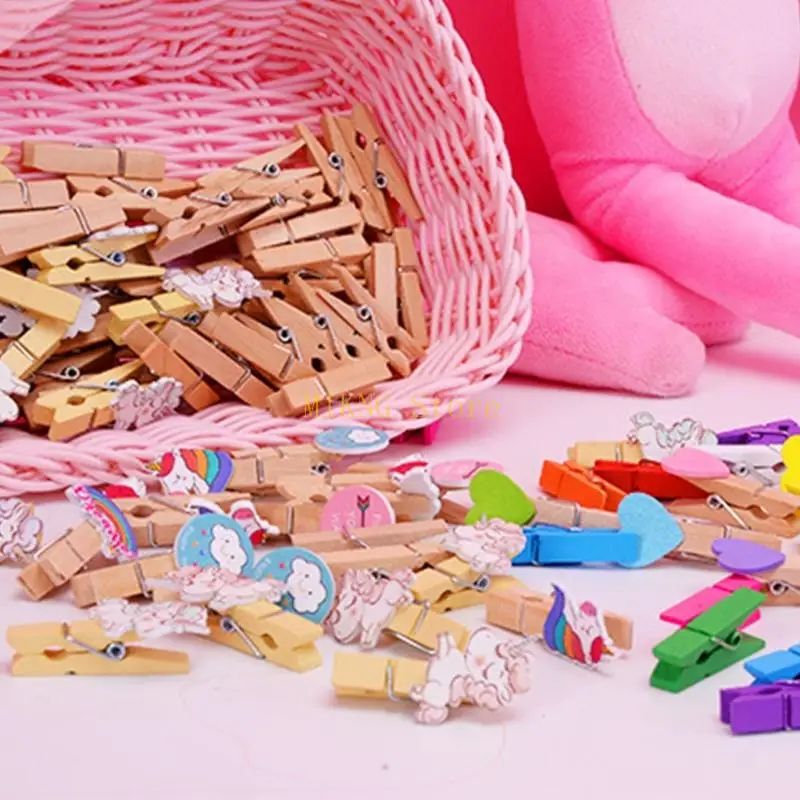 부활절 웨딩 파티 홈 장식용 1.5 야드 문자열이있는 토끼 사진 클립