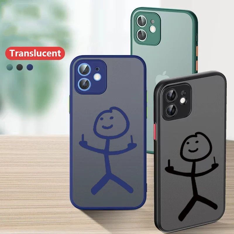 Shockproof Case For Samsung S24 S22 S23 Ultra Plus S21 S20 FE A14 A34 A54 4G A73 A32 A13 A23 A53 A52s 5G Cartoon Matchman Cover