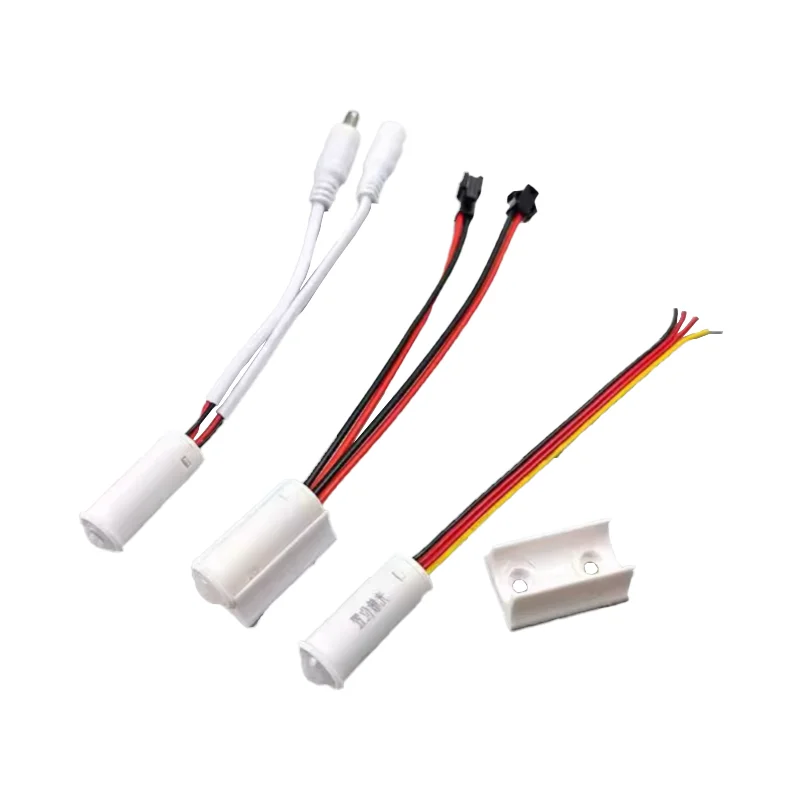 Light-Controlled + Motion-Sensing LED Light Control Switch with 3V/3.7V/5V/12V/24V Wide Voltage Supply