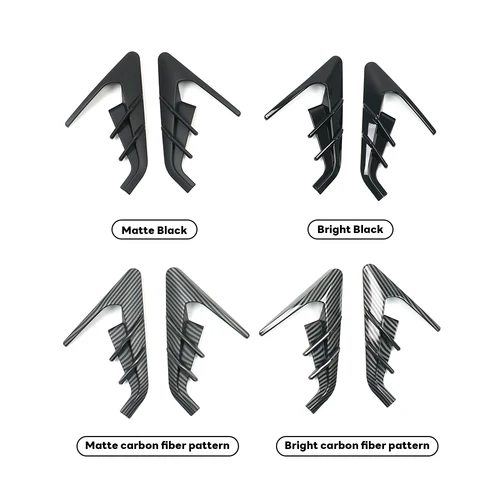 Imagen 2 del producto Cubierta de cámara lateral para Tesla, nuevo modelo Y Juniper 2025, lanzamiento modelo 3 Highland 2024 HW4.0, tablero de hoja, protección para cámara de salpicadero, 2 uds.