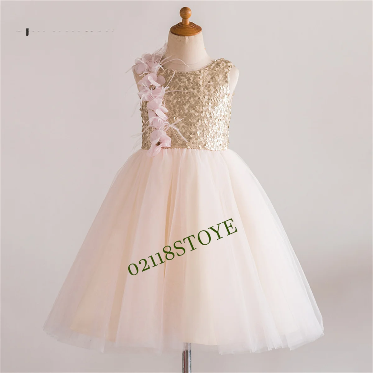 

Puffy Baby Girl Dress Ivory Lace Flower Girl Dresses Cute Girl Princess Dress Girl Wedding Party Dress Child Kids Dresses