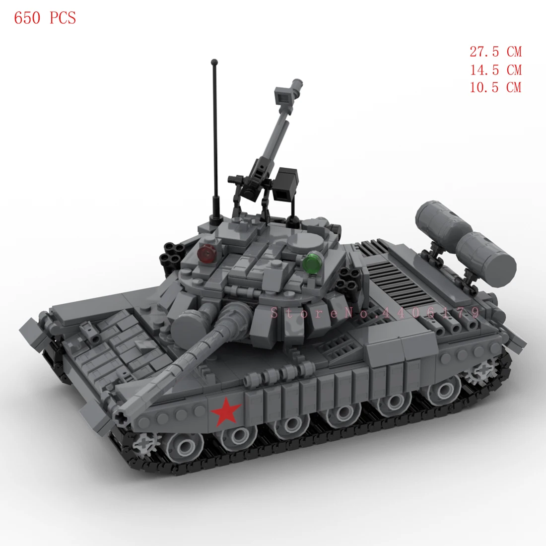 

hot ww2 military Soviet Army T-72 main battle tank war Parade on Red Square vehicles weapons Building Blocks model bricks toys