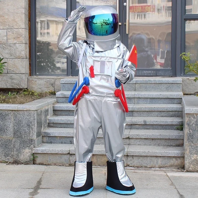 

Disney Astronaut Costumes Space Suits Children Adults Stage Performance Outfits Helmet Full Set Halloween Carnival Mascot