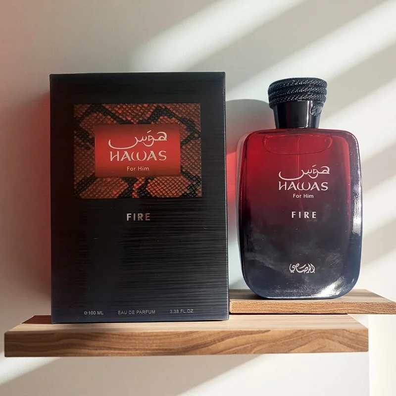 عطر RASASI Hawas Flame للرجال، 100 مل، بخاخ سائل أو دو بارفان، عطر يدوم طويلاً يلتقط أناقة الذكور و #1