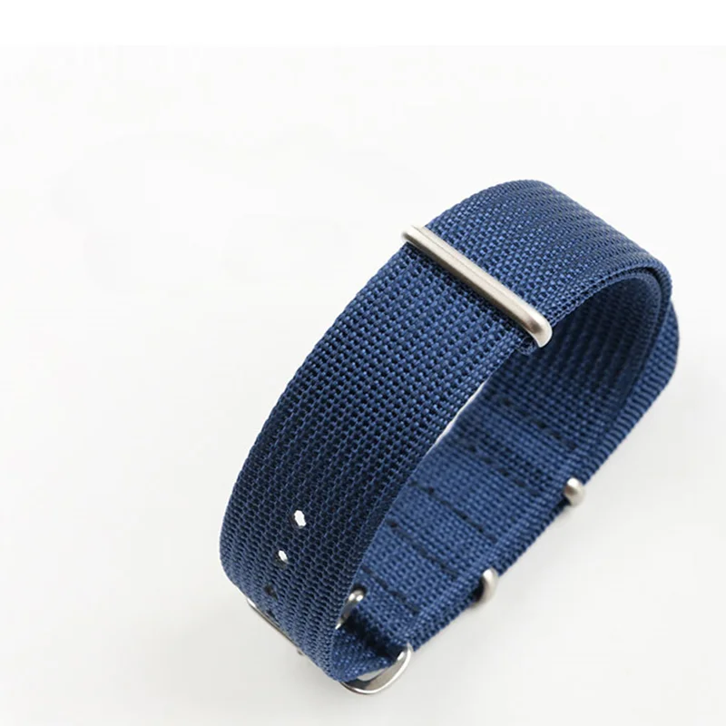 For Seiko Nylon Strap Tissot Dw Timex Casio Sports Durable Waterproof Breathable Canvas Woven 18 20 22mm Integrated Watchbands