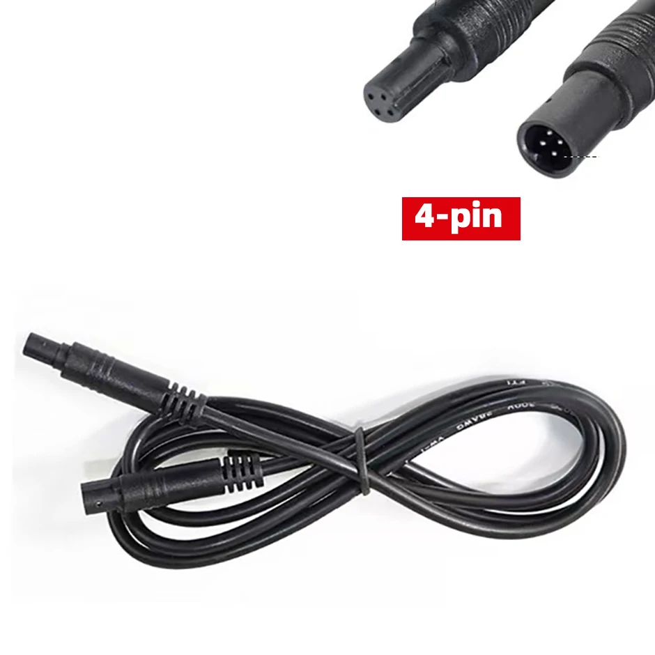 QXNY 4-Pin or 5-Pin Car DVR Camera Extension Cable 2M Male for Female Connector Cord for Dashcam Reverse Camera Cable